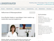 Tablet Screenshot of mavespecialisten.dk